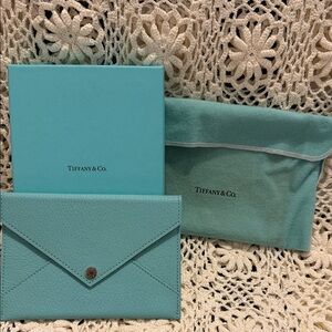 Tiffany & Co. Turquoise Passport Envelope
